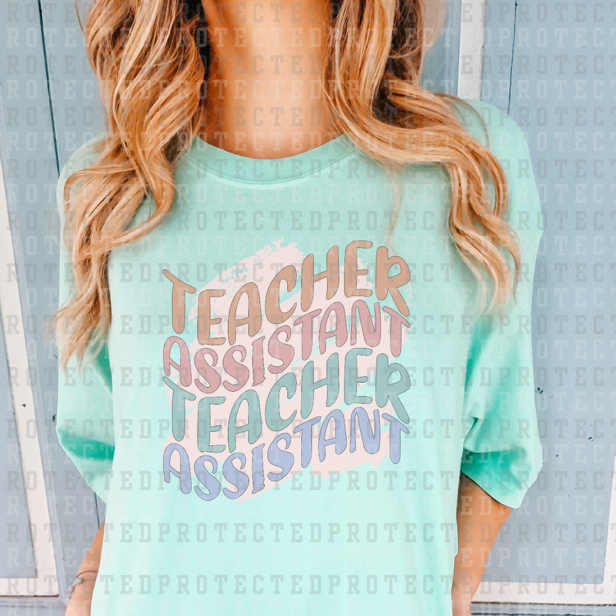 TEACHER ASSISTANT 2X - DTF TRANSFER