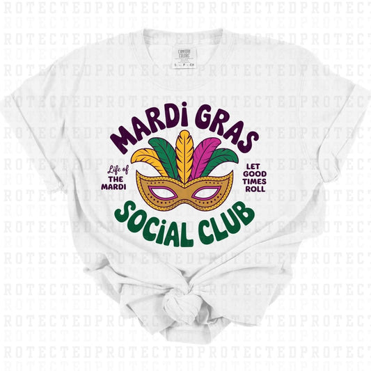 MARDI GRAS SOCIAL CLUB - DTF TRANSFER