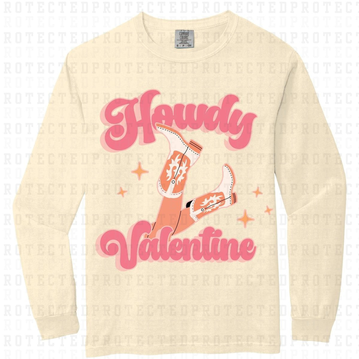 HOWDY VALENTINE - DTF TRANSFER