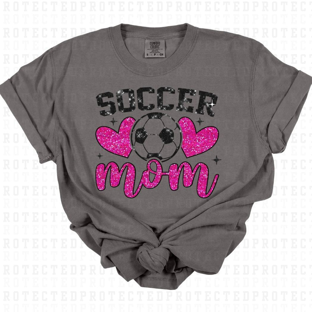 SOCCER MOM *FAUX SEQUIN* - DTF TRANSFER