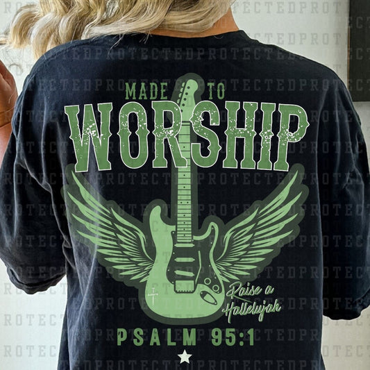 MADE TO WORSHIP - DTF TRANSFER