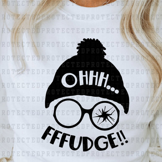 OH FUDGE *SINGLE COLOR* - DTF TRANSFER