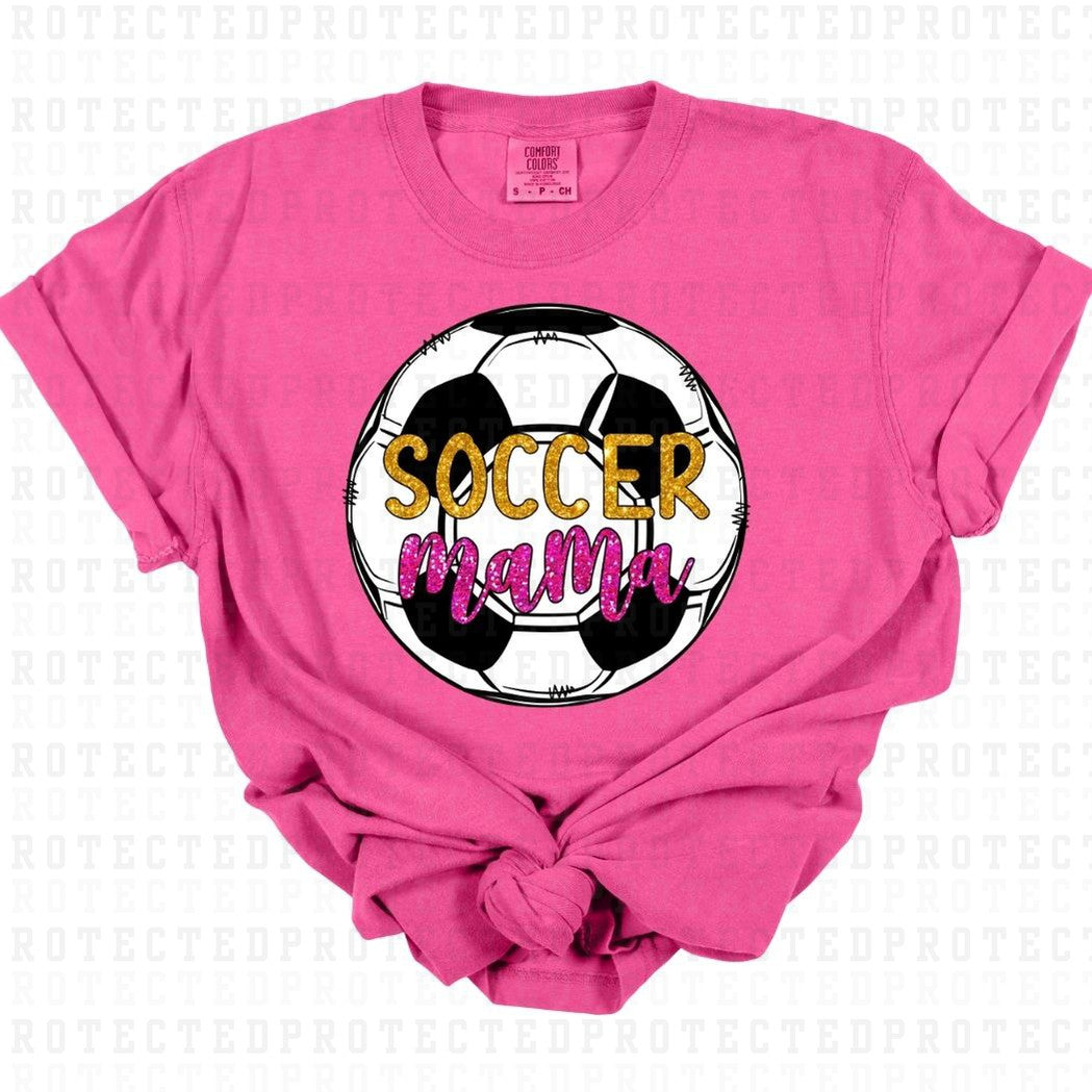 SOCCER MAMA *FAUX SEQUIN* - DTF TRANSFER