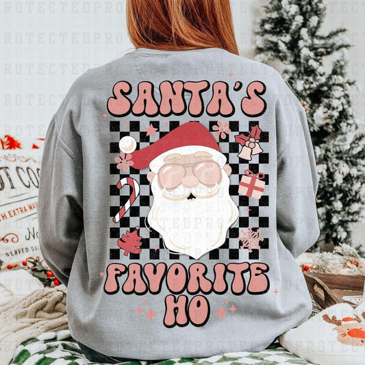 SANTA'S FAVORITE HO - DTF TRANSFER