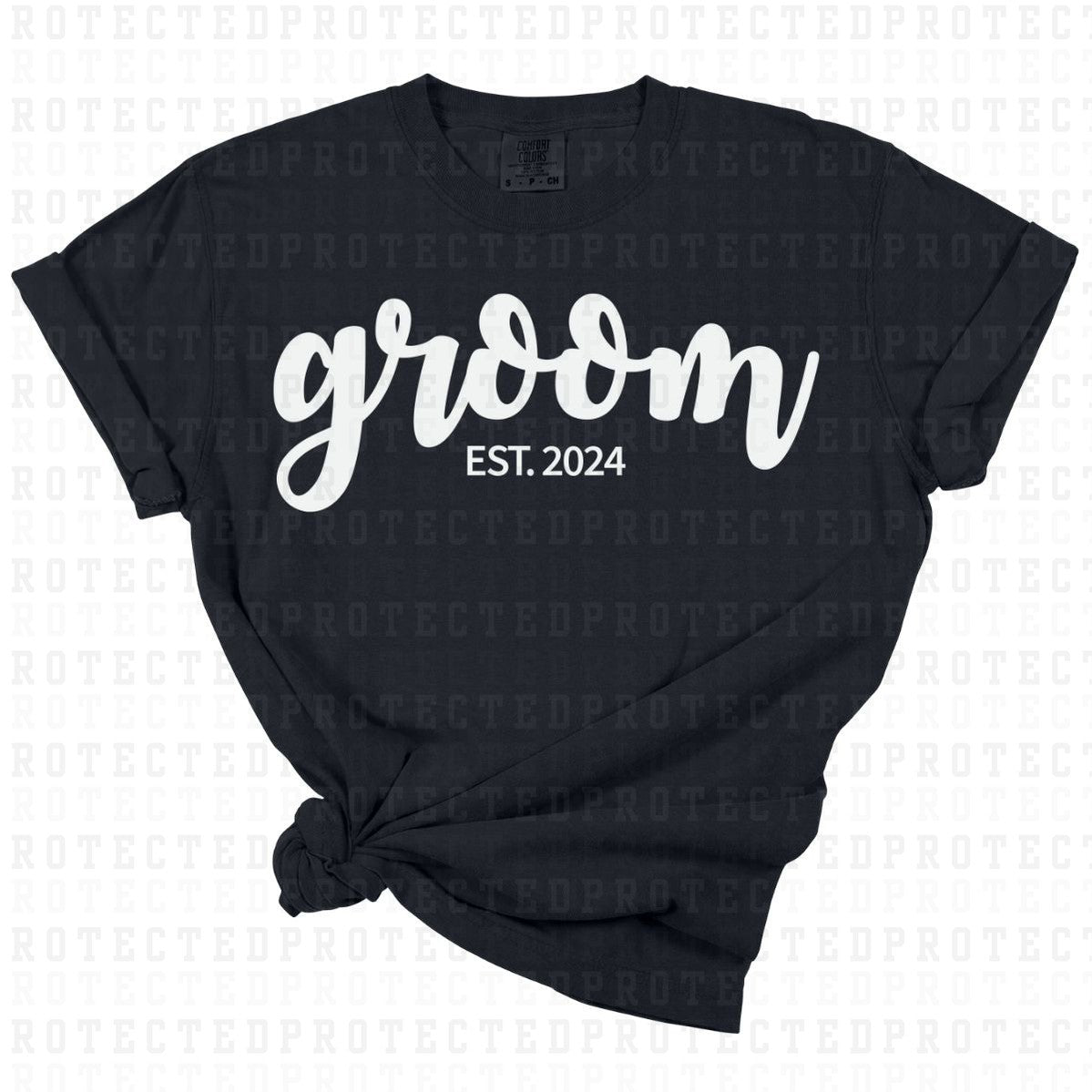 GROOM EST 2024 *SINGLE COLOR* - DTF TRANSFER