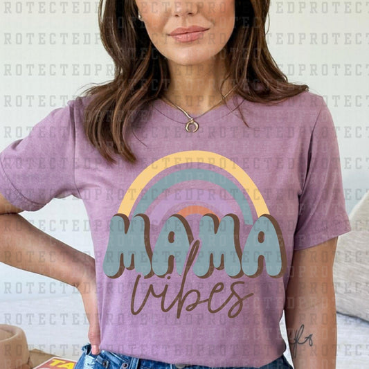 MAMA VIBES RAINBOW - DTF TRANSFER