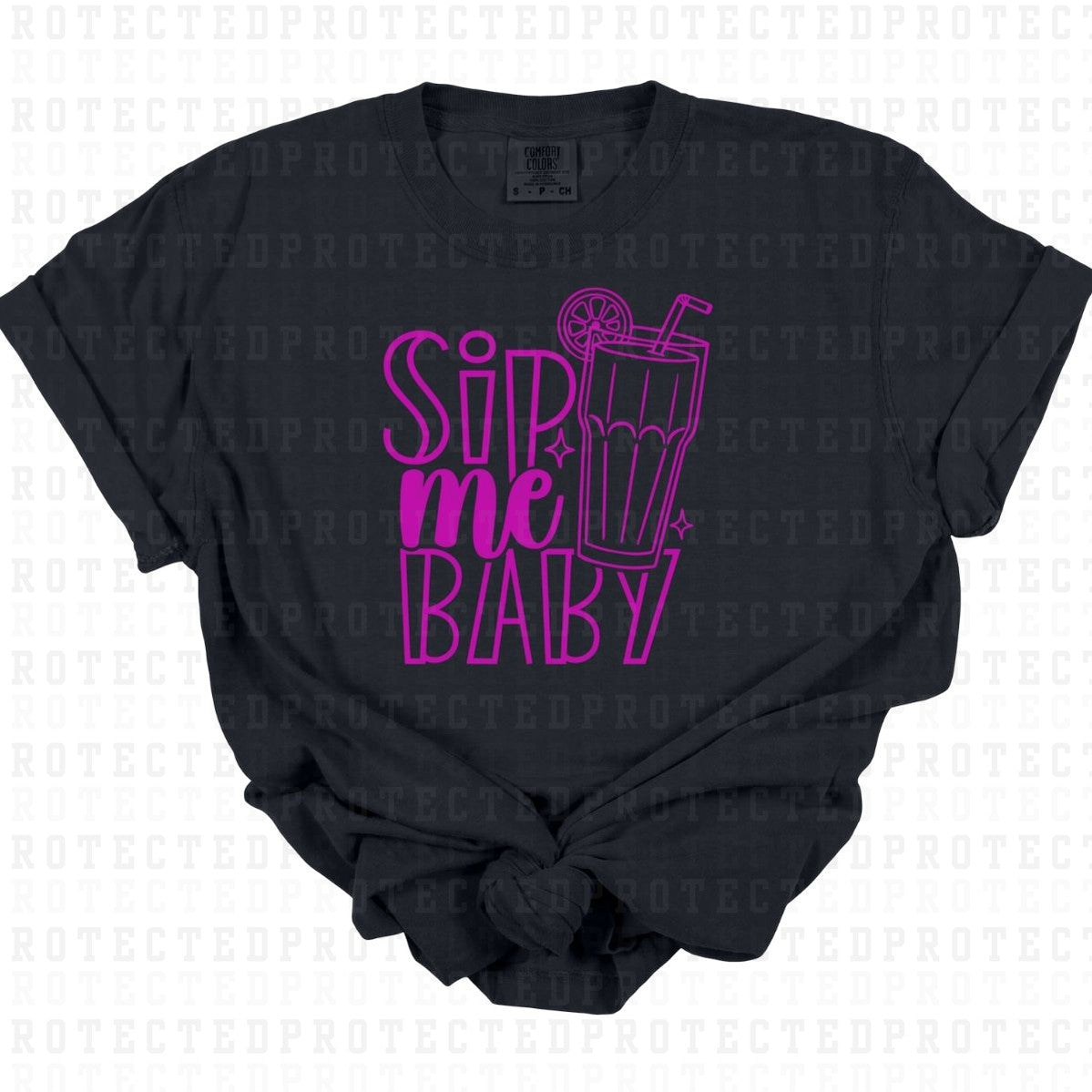 SIP ME BABY *SINGLE COLOR* - DTF TRANSFER