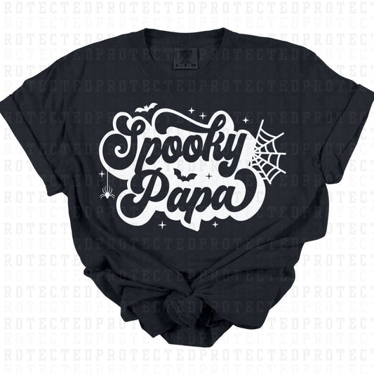 SPOOKY PAPA *SINGLE COLOR* - DTF TRANSFER