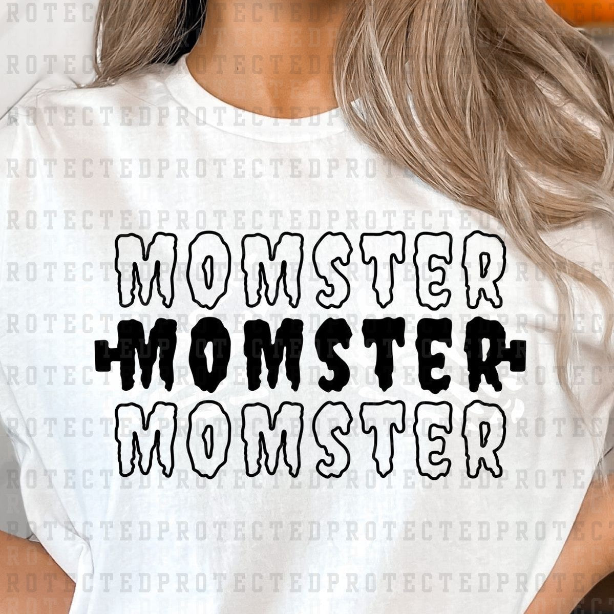 MOMSTER *SINGLE COLOR* - DTF TRANSFER