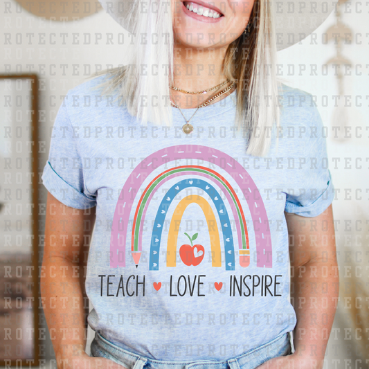 TEACH LOVE INSPIRE - DTF TRANSFER