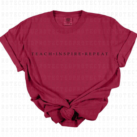 TEACH INSPIRE REPEAT *SINGLE COLOR* - DTF TRANSFER