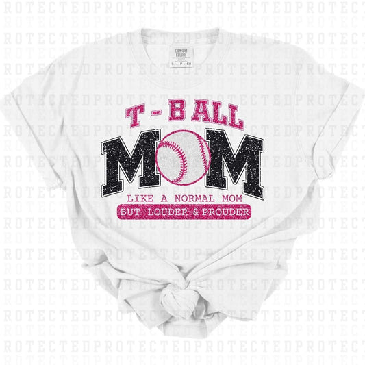 T-BALL MOM *FAUX SEQUIN* - DTF TRANSFER