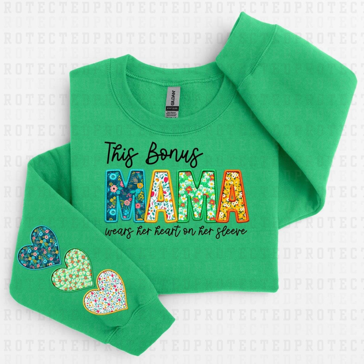 THIS BONUS MAMA *SLEEVE COMES IN 6"* (FULL FRONT+1 SLEEVE) - DTF TRANSFER