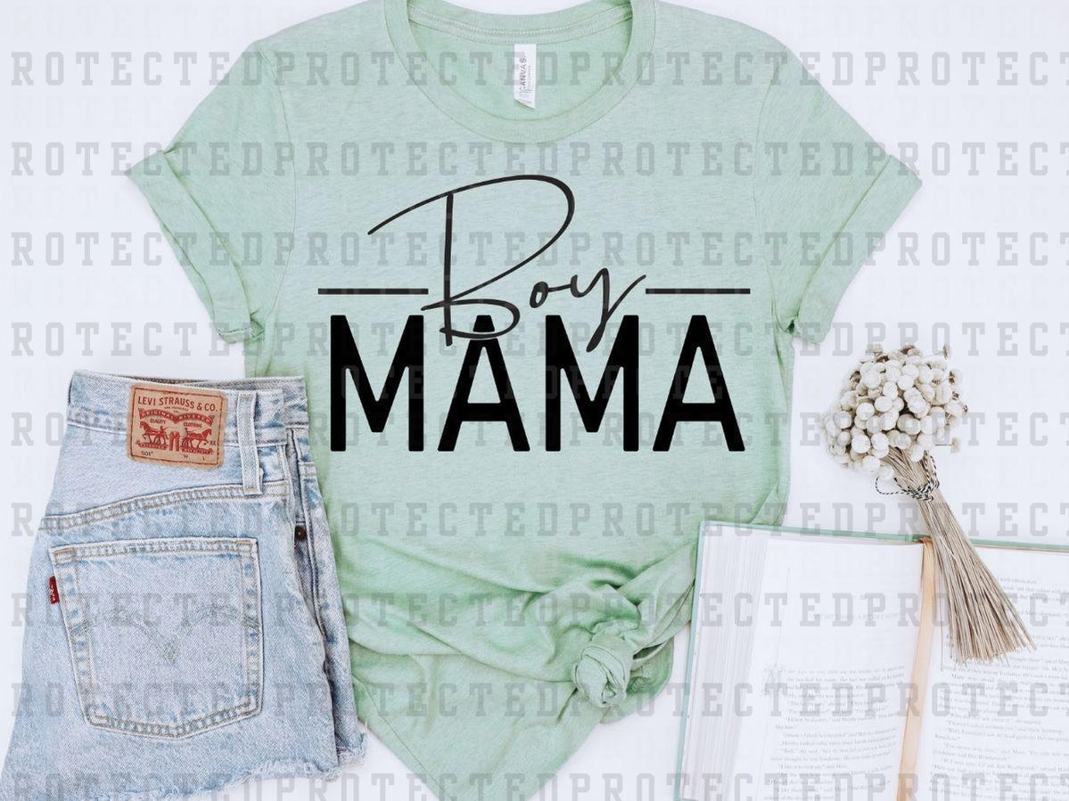 BOY MAMA *SINGLE COLOR* - DTF TRANSFER