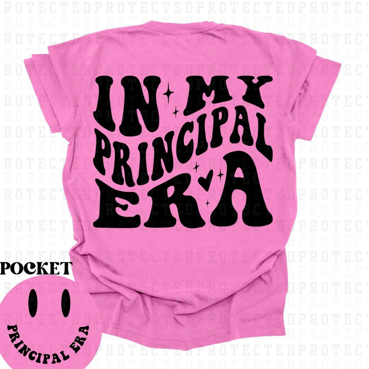 PRINCIPAL ERA *SINGLE COLOR*(POCKET/BACK)- DTF TRANSFER