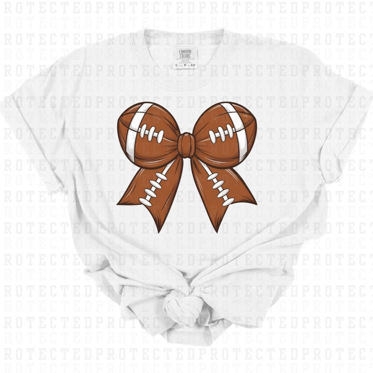 COQUETTE FOOTBALL BOW - DTF TRANSFER