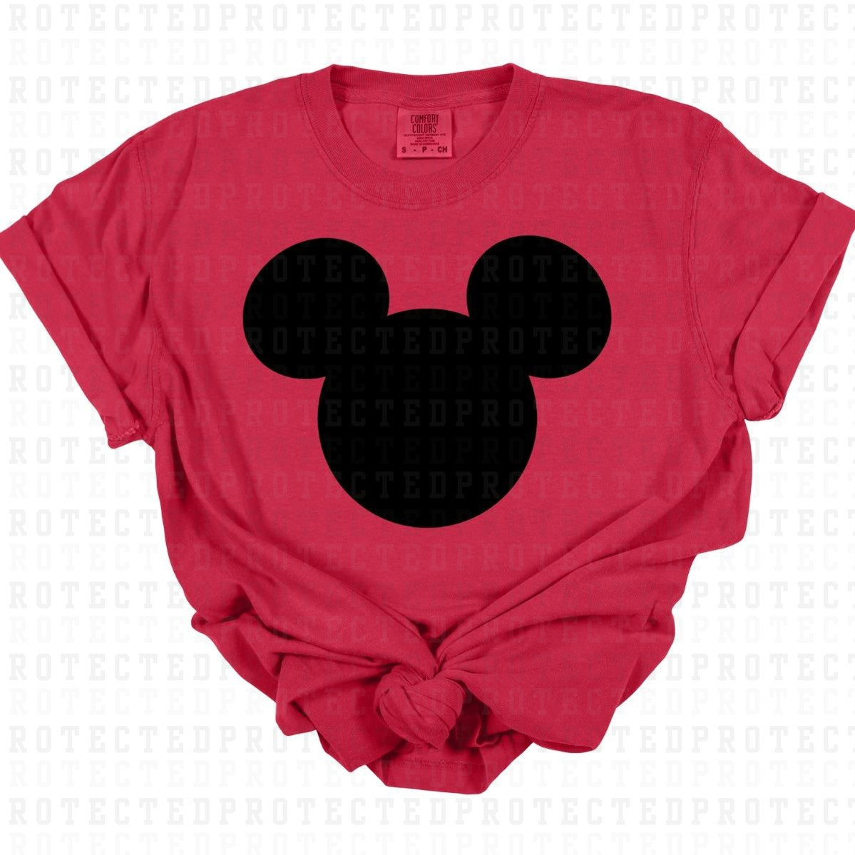 MOUSE EARS *SINGLE COLOR* - DTF TRANSFER