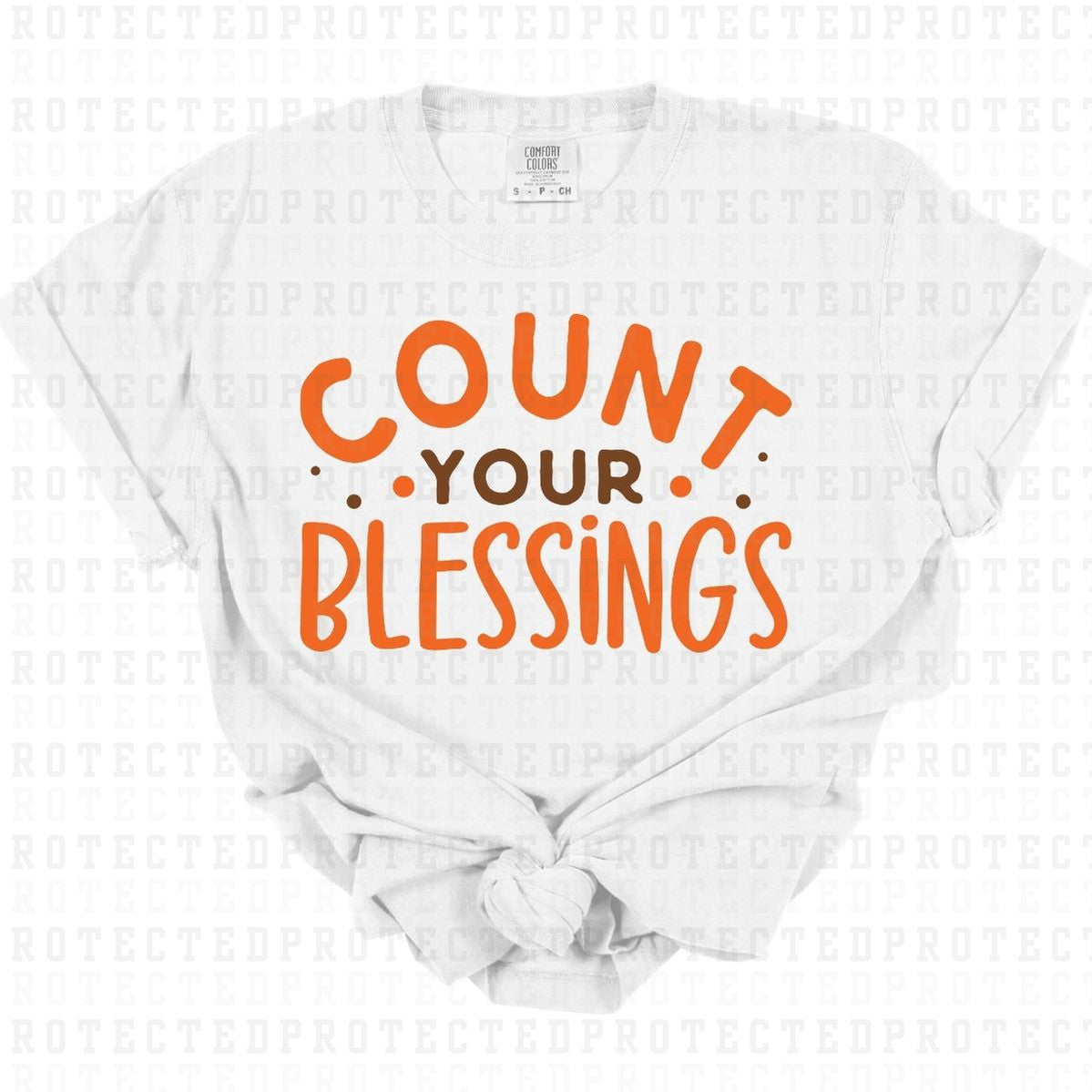 COUNT YOUR BLESSINGS - DTF TRANSFER