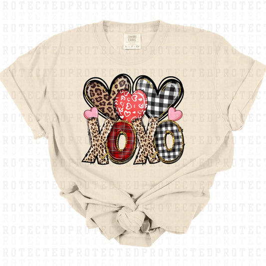 XOXO *FAUX SEQUIN* - DTF TRANSFER