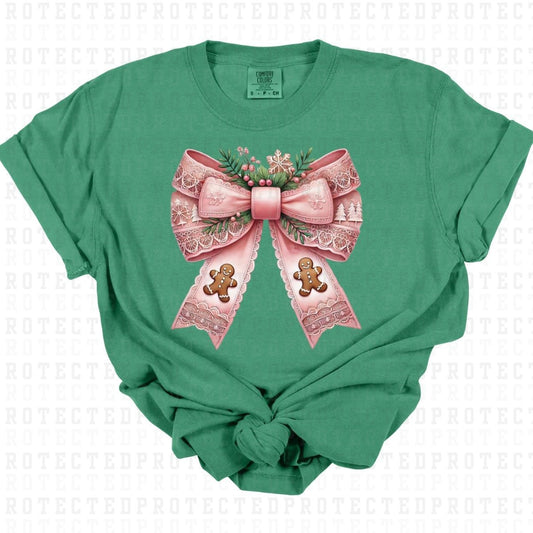 COQUETTE CHRISTMAS BOW - DTF TRANSFER