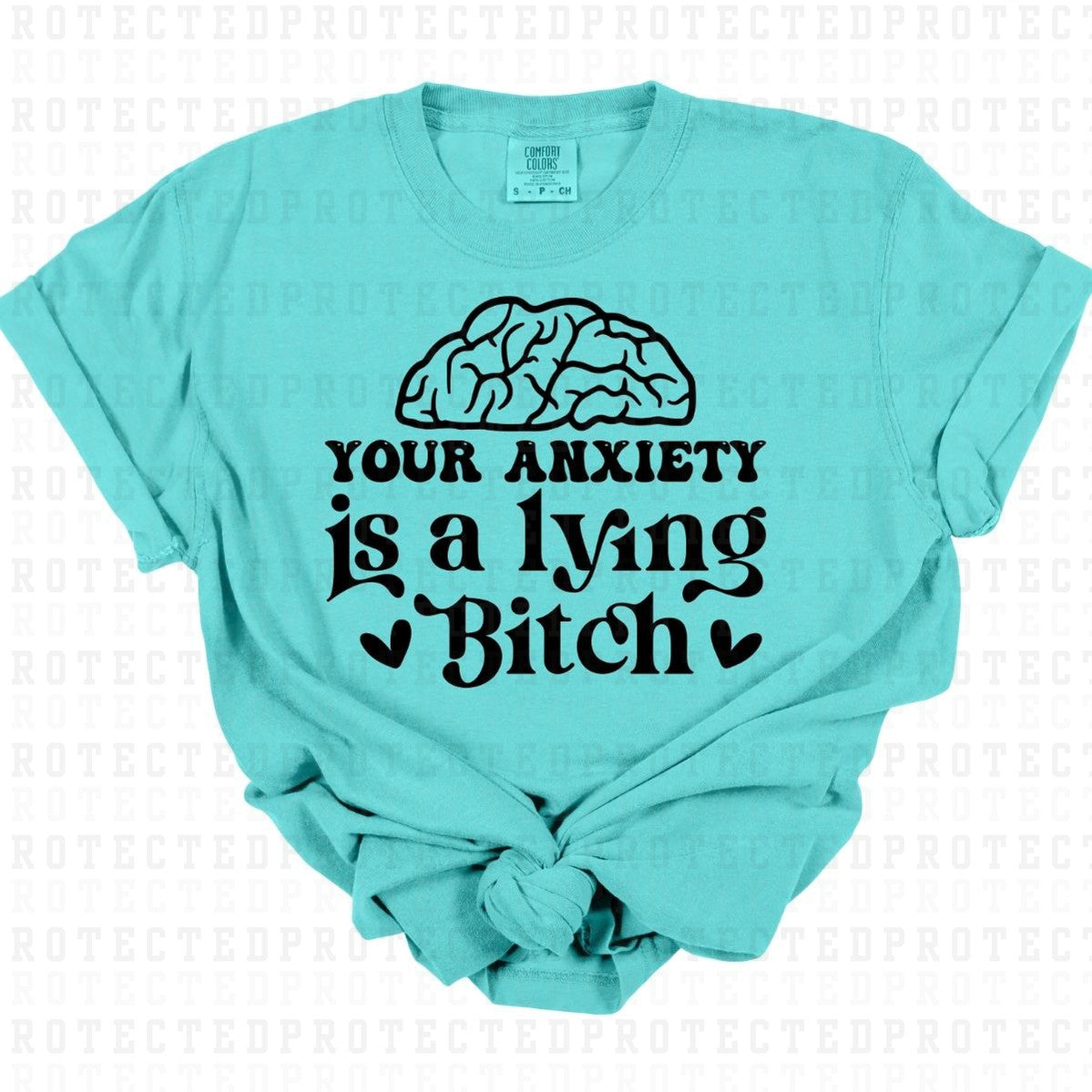 LYING BITCH *SINGLE COLOR* - DTF TRANSFER