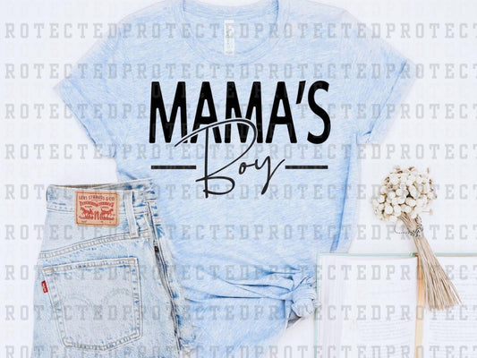 MAMA'S BOY *SINGLE COLOR* - DTF TRANSFER