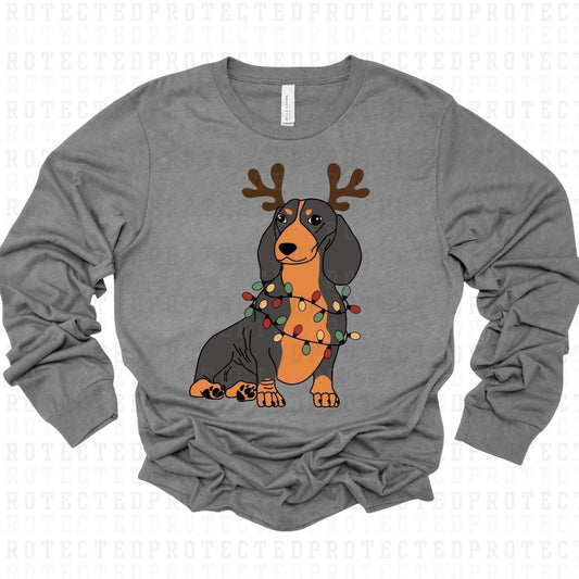 REINDEER DACHSHUND - DTF TRANSFER