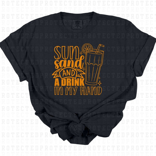 DRINK IN MY HAND *SINGLE COLOR* - DTF TRANSFER