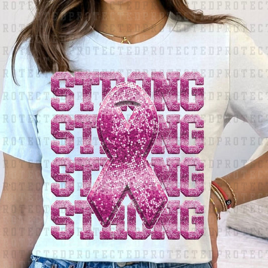 STRONG *FAUX SEQUIN* - DTF TRANSFER