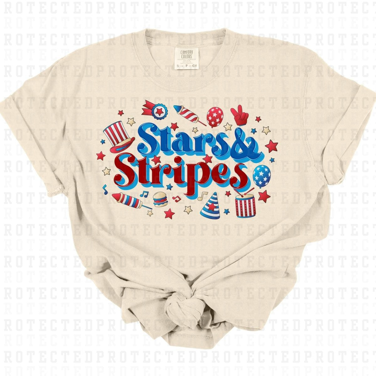 STARS AND STRIPES - DTF TRANSFER