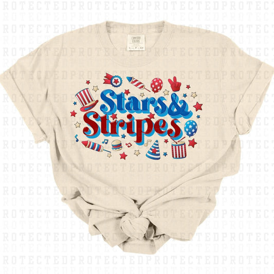 STARS AND STRIPES - DTF TRANSFER