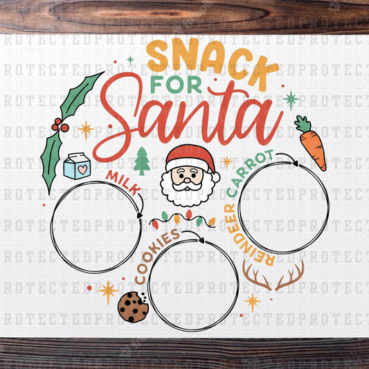 SNACK FOR SANTA - DTF TRANSFER