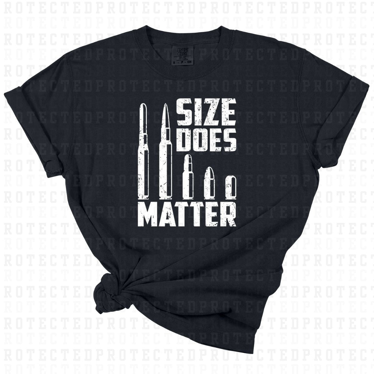 SIZE DOES MATTER *SINGLE COLOR* - DTF TRANSFER