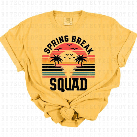 SPRING BREAK SQUAD *BLACK* - DTF TRANSFER