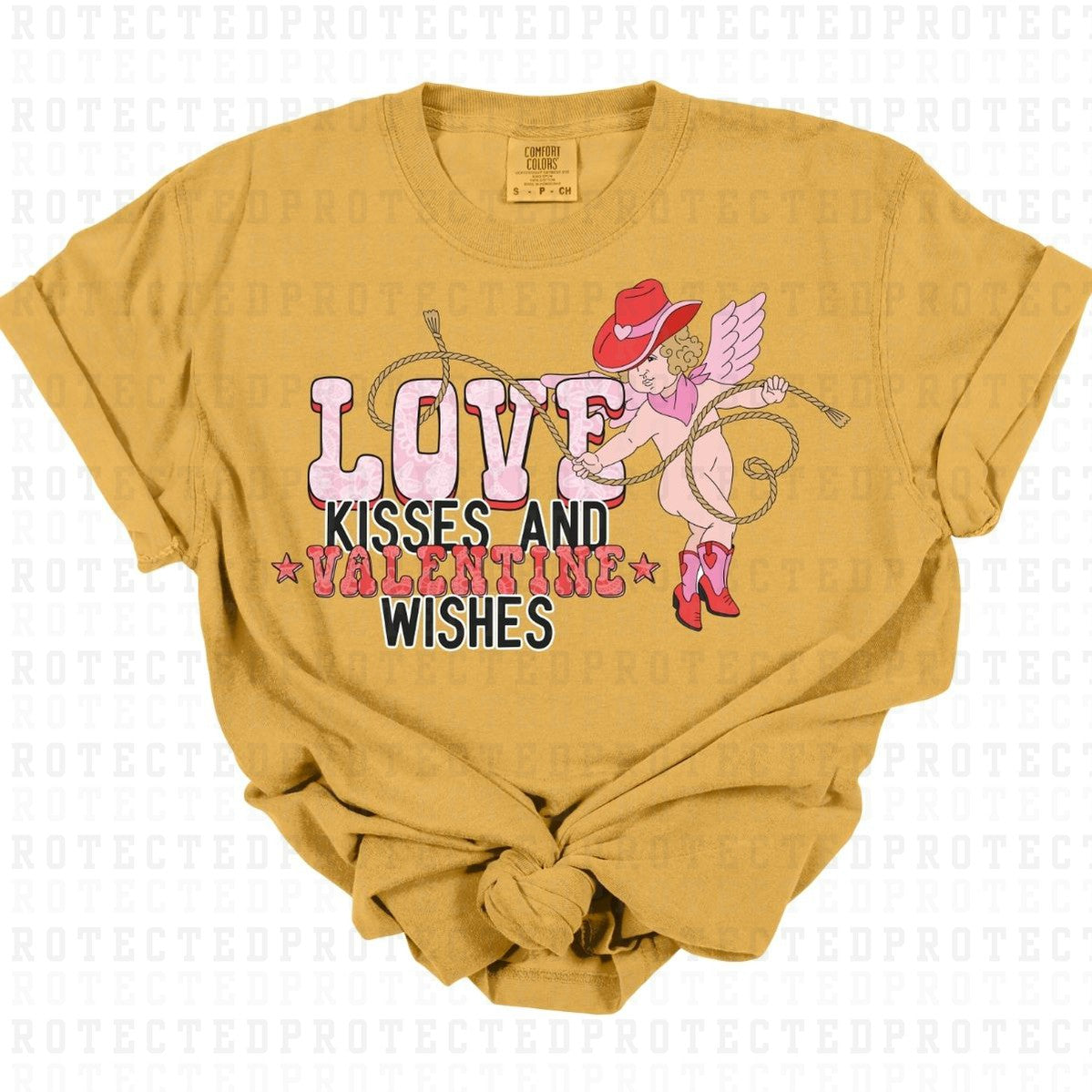 LOVE KISSES & VALENTINE WISHES - DTF TRANSFER