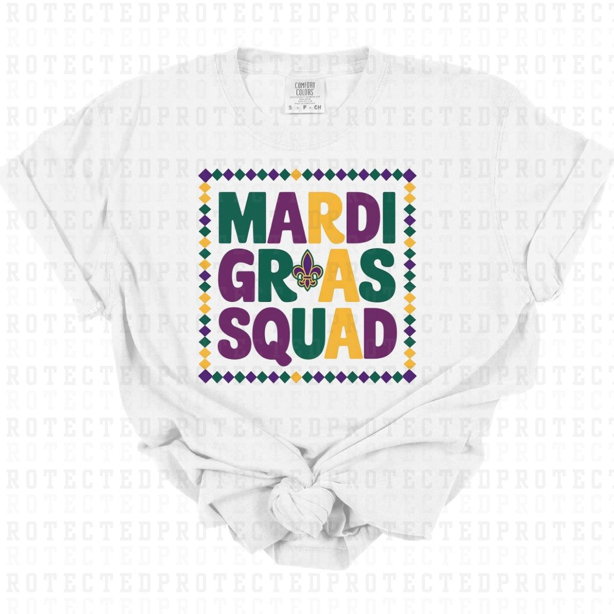 MARDI GRAS SQUAD - DTF TRANSFER