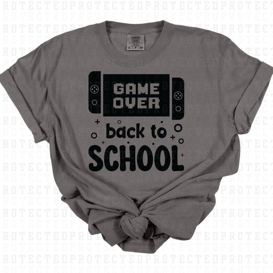 GAME OVER *SINGLE COLOR* - DTF TRANSFER