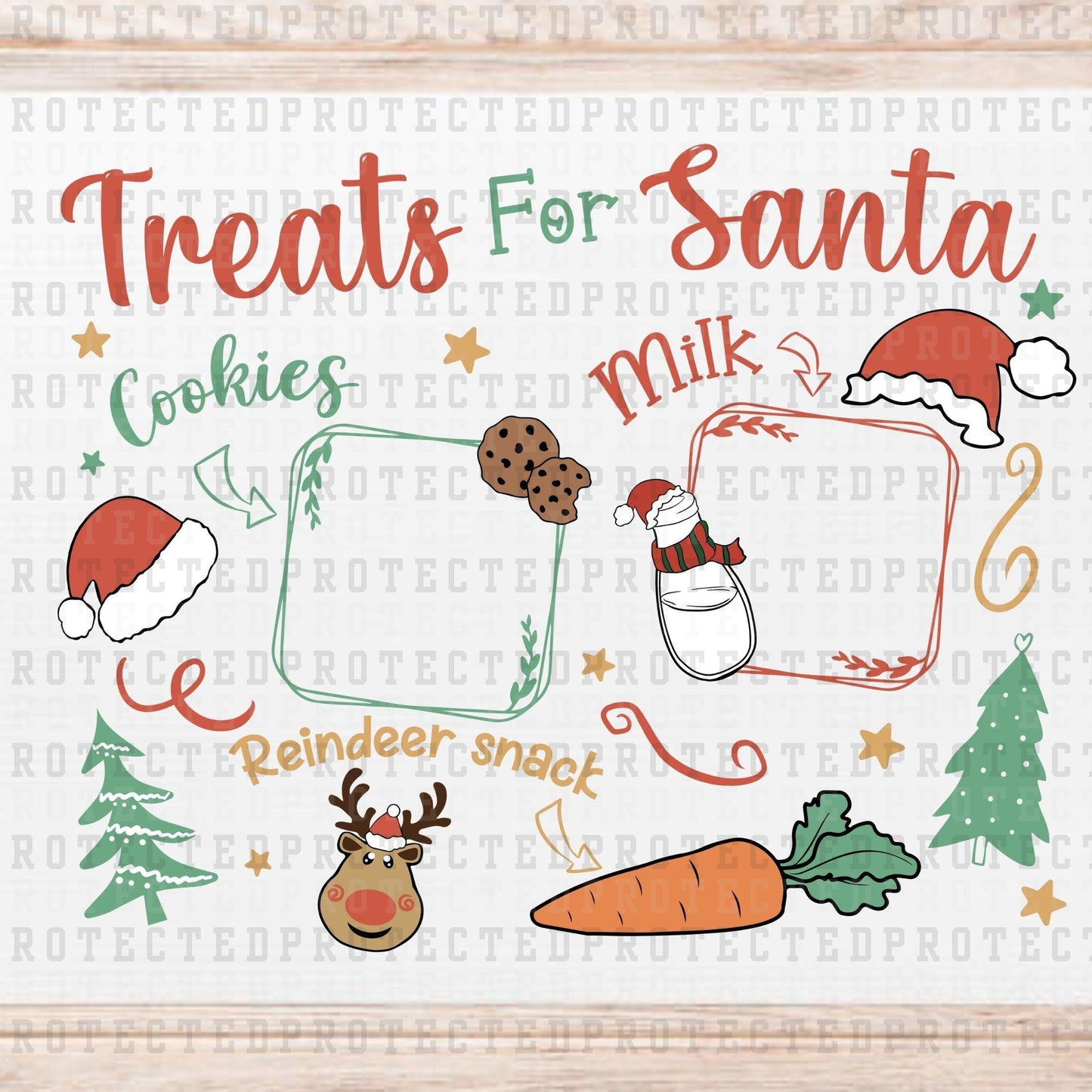 TREATS FOR SANTA - DTF TRANSFER