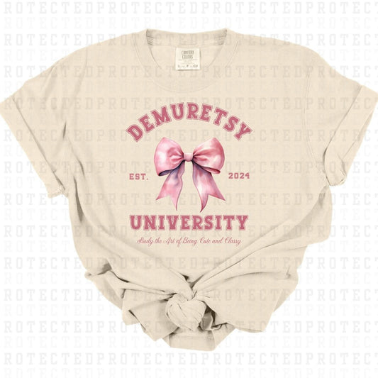 COQUETTE DEMURETSY UNIVERSITY - DTF TRANSFER