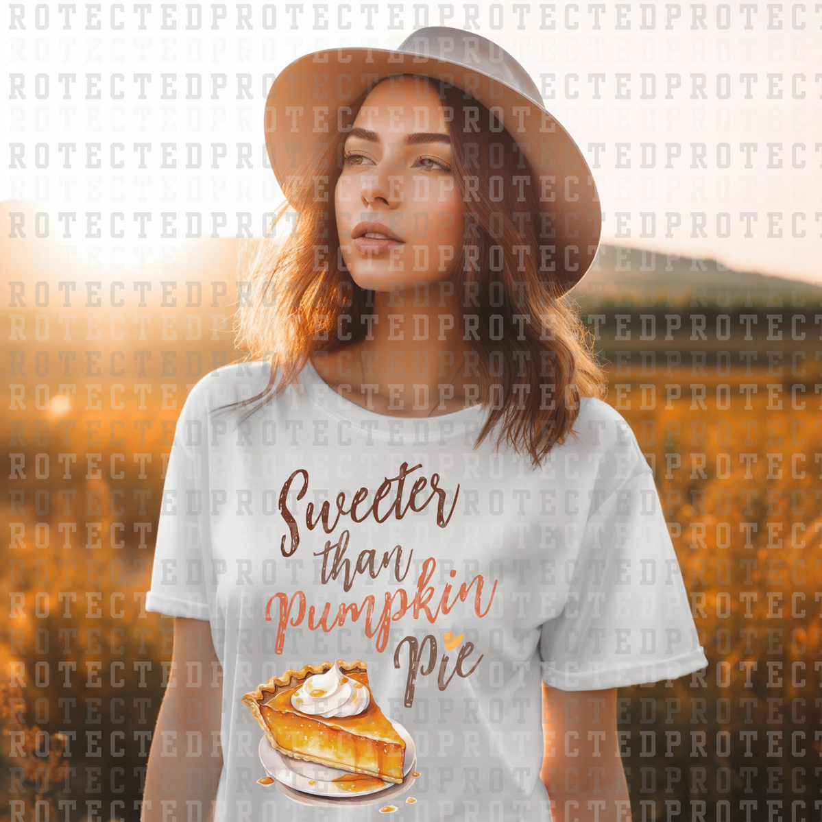 SWEETER THAN PUMPKIN PIE - DTF TRANSFER