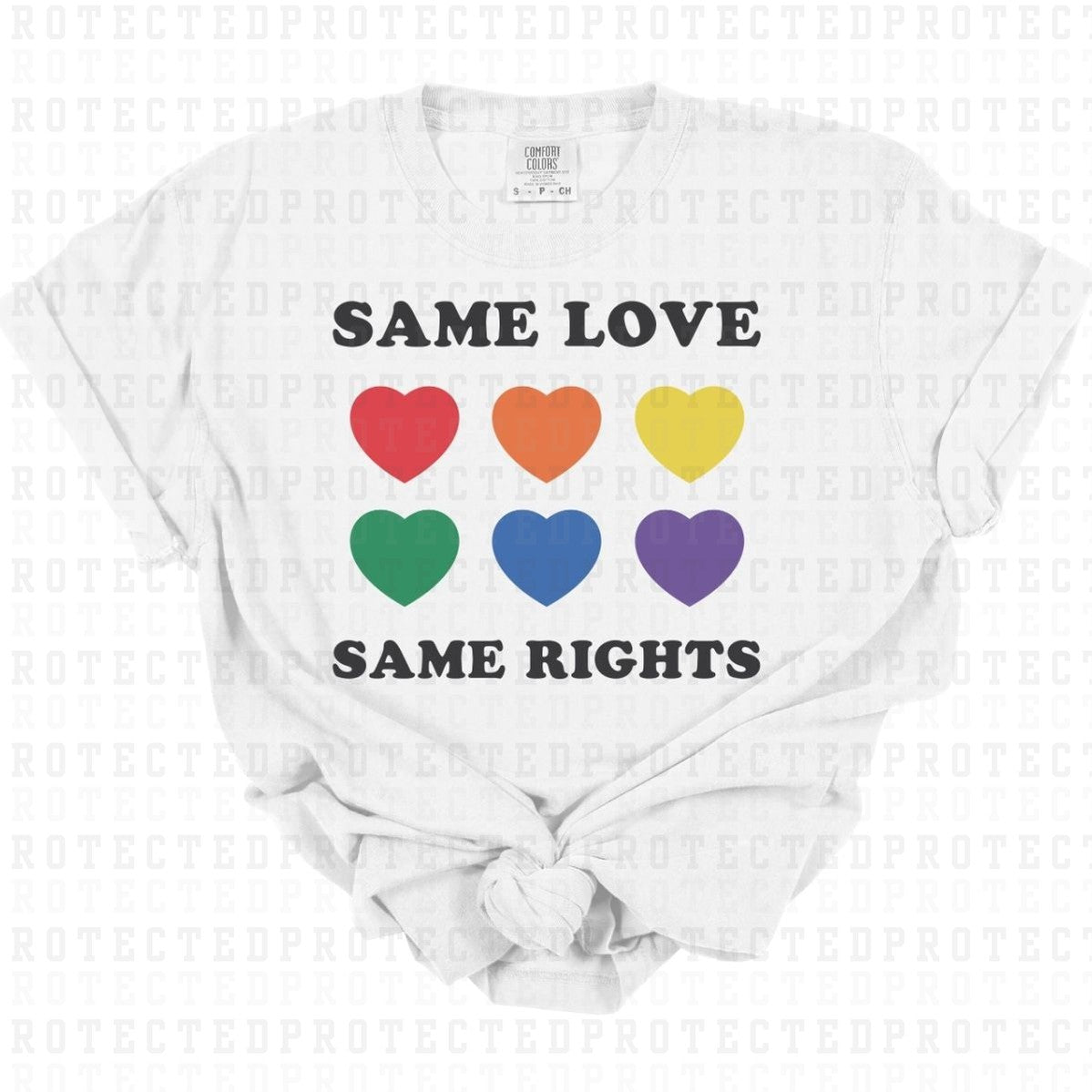 SAME LOVE SAME RIGHTS - DTF TRANSFER