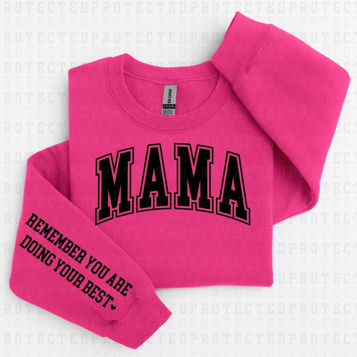 MAMA *SLEEVE COMES IN 6"* (SINGLE COLOR/FULL FRONT+1 SLEEVE) - DTF TRANSFER