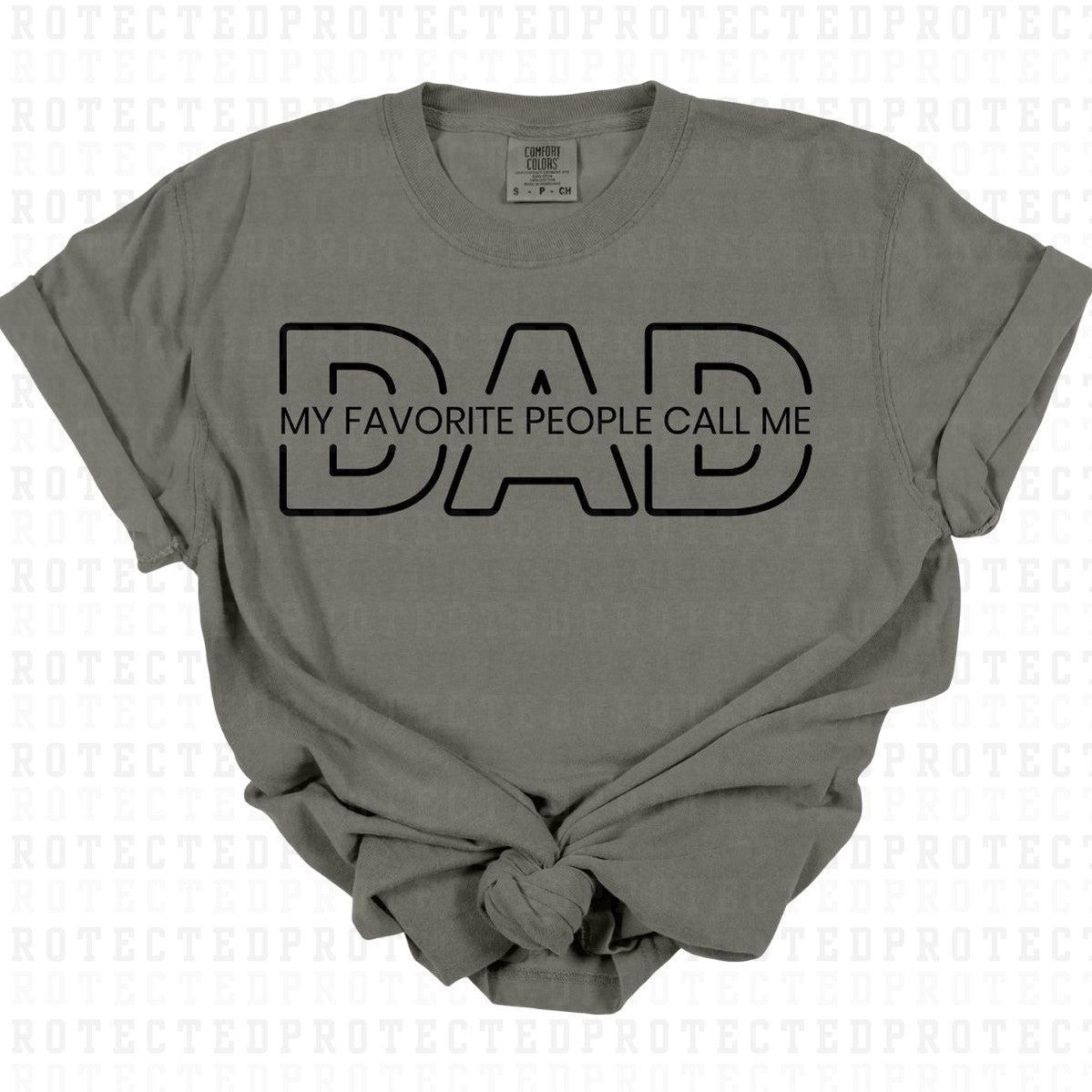 DAD *SINGLE COLOR* - DTF TRANSFER