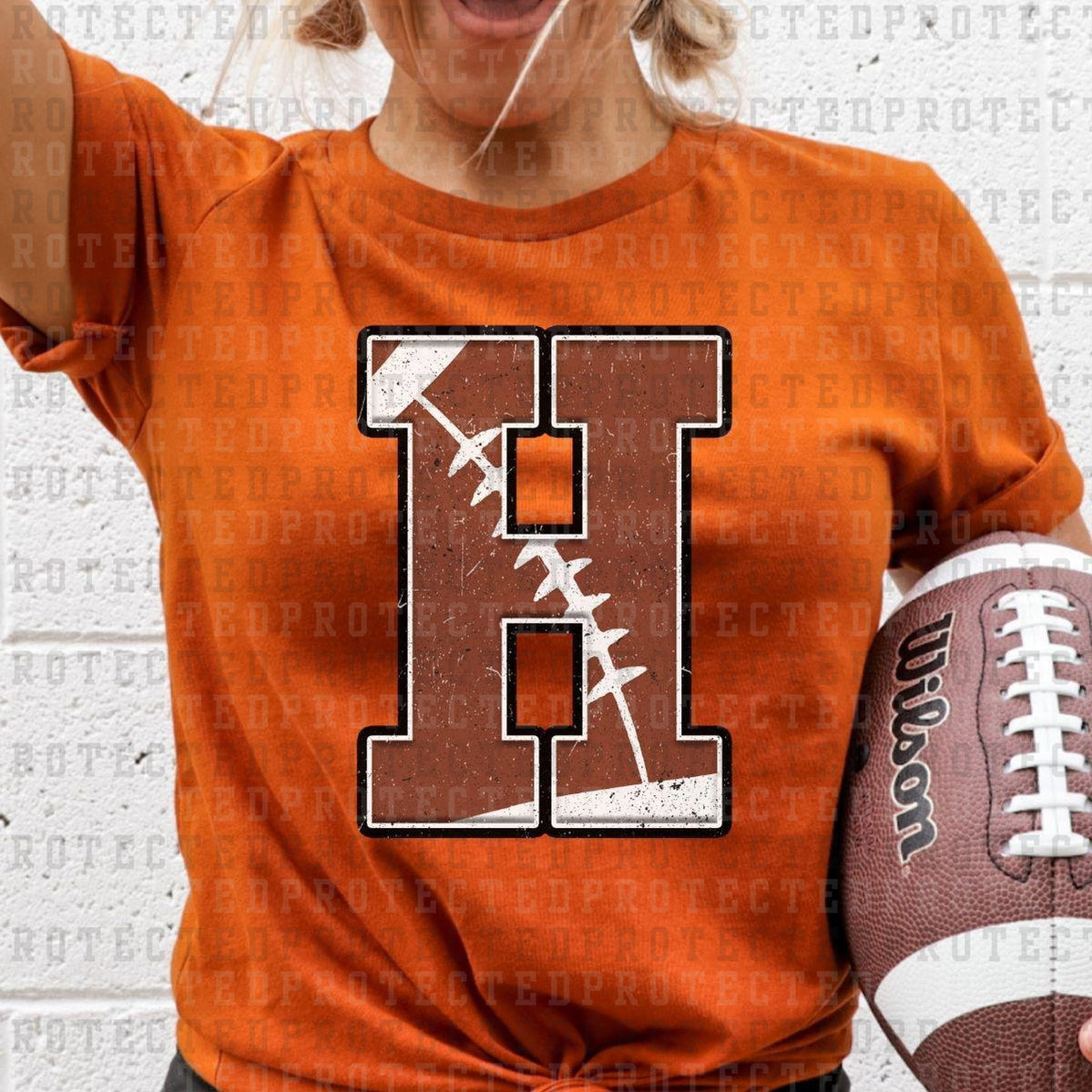 FOOTBALL LETTERS *H* - DTF TRANSFER – KAI RAE TRANSFERS