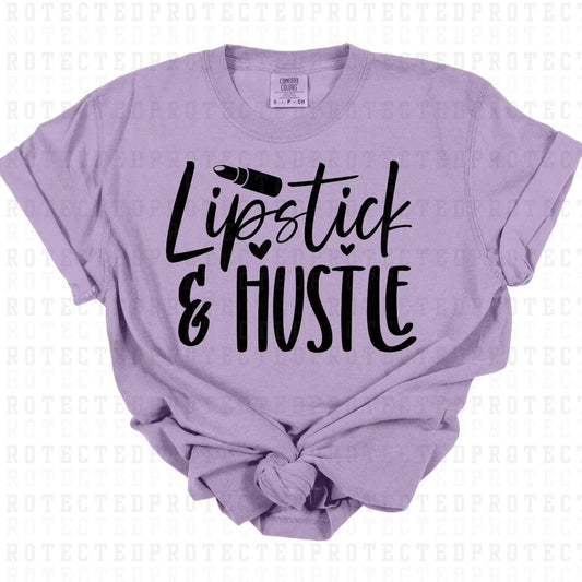 LIPSTICK & HUSTLE *SINGLE COLOR* - DTF TRANSFER