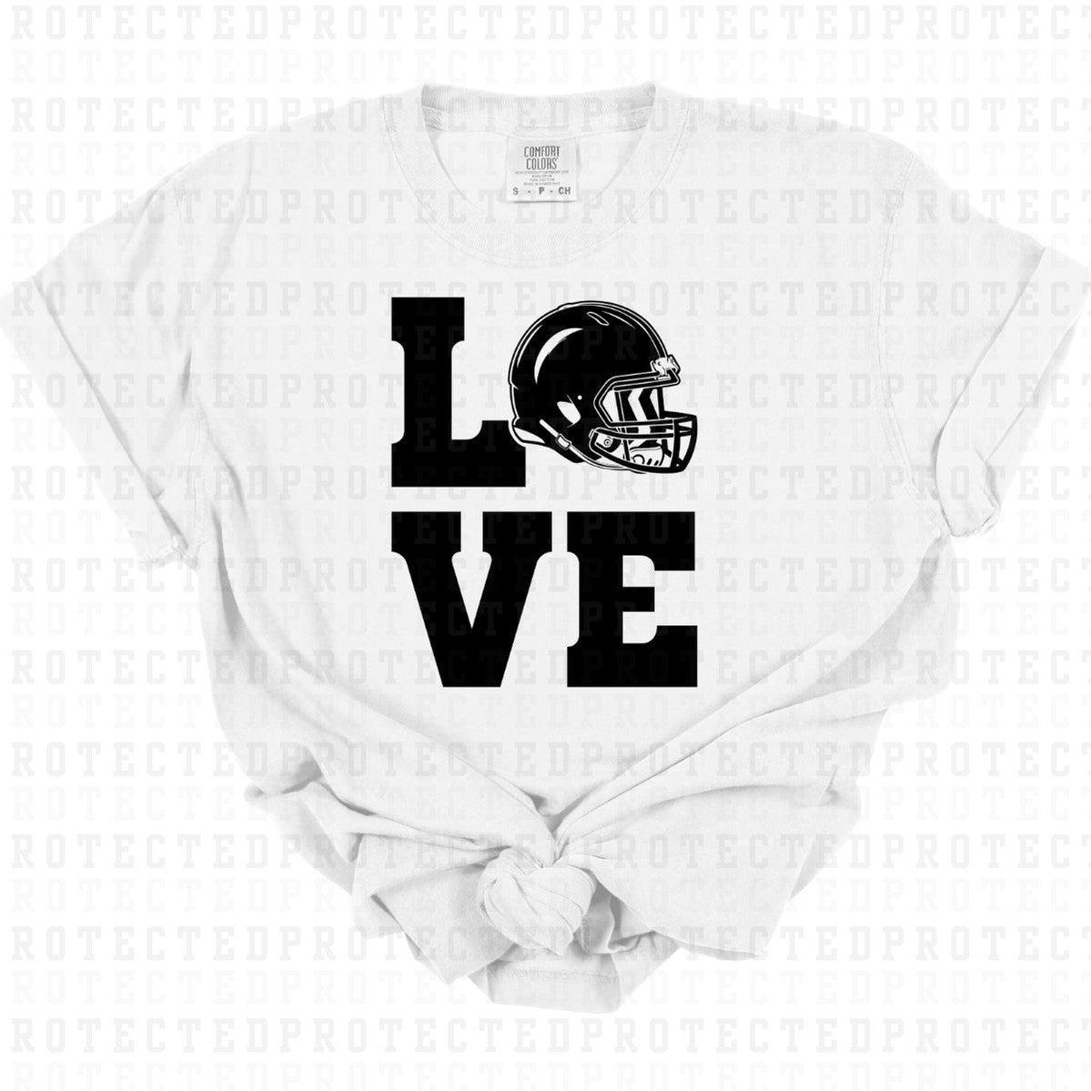 FOOTBALL LOVE *SINGLE COLOR* - DTF TRANSFER