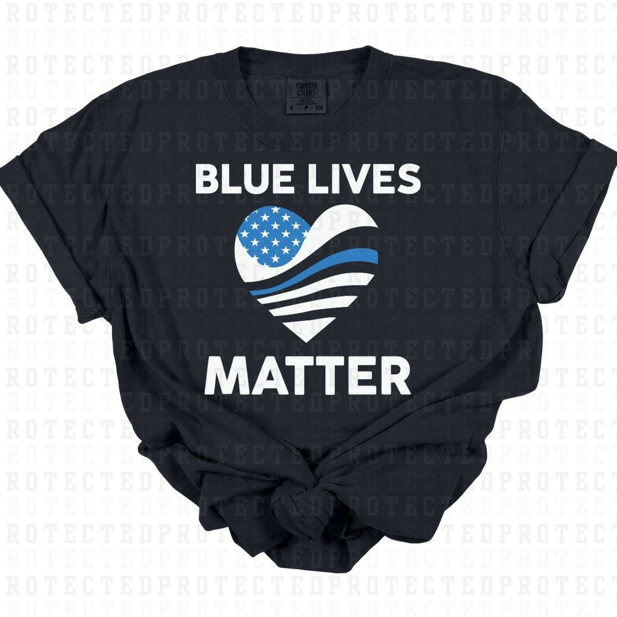 BLUE LIVES MATTER - DTF TRANSFER