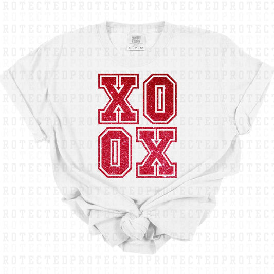 XOXO *FAUX SEQUIN* - DTF TRANSFER