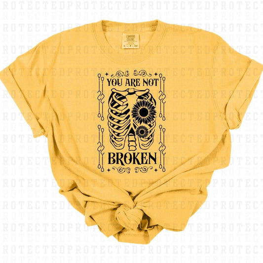 YOU ARE NOT BROKEN *SINGLE COLOR* - DTF TRANSFER