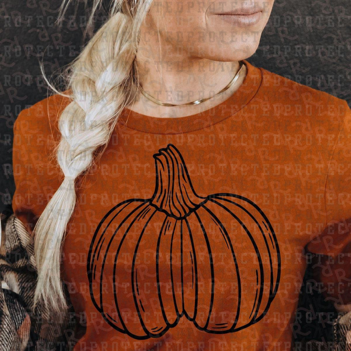 PUMPKIN *SINGLE COLOR* - DTF TRANSFER